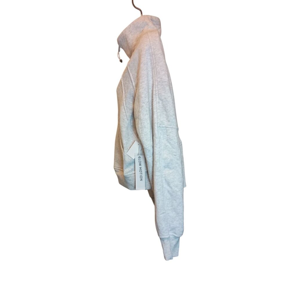 Glow Motion Gray Half Zip Pullover Sweatshirt Women's Sz. M - Picture 3 of 7